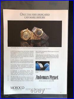 16psc AUDEMARS PIGUET Royal Oak Vintage Brand Watch Ads Bundle 1930-70s Rare