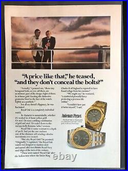 16psc AUDEMARS PIGUET Royal Oak Vintage Brand Watch Ads Bundle 1930-70s Rare