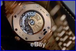 18k gold Audemars Piguet Royal Oak Offshore 15400OR. 00.1220OR. 01 mens watch 41mm