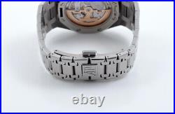 2012 Audemars Piguet Royal Oak Blue Men's Watch 15202ST. OO. 1240ST. 01