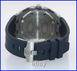 2020 PAPERS NEW Audemars Piguet AP Royal Oak Offshore Chrono 26480 Blue Watch