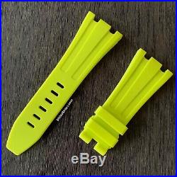 42mm Audemars Piguet Royal Oak Offshore & Diver Acid Green Yellow rubber strap