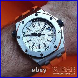 42mm Royal Oak Offshore & Diver Orange Rubber Watch Strap Audemars Piguet