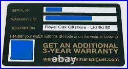 50 MADE Audemars Piguet AP Royal Oak Offshore Platinum Brick 42mm 26470