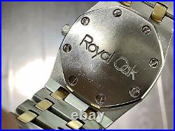 AUDEMARS PIGUET 67075SA ROYAL OAK 27mm S/Steel & 18K Y/Gold Ladies Watch! BEAUTY
