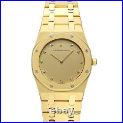 AUDEMARS PIGUET Royal Oak 56143BA quartz 18K yellow gold used watch