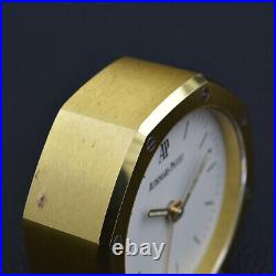 AUDEMARS PIGUET Royal Oak Pendulette Table Clock RARE Alarm Tischuhr 1997 vintag