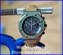 Audemars PIguet Royal Oak Offshore Chronograph Blue Dial 42mm with BOX & PAPERS