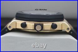 Audemars Piguet 25940OK RG RubberClad Royal Oak Offshore 42MM Chronograph B&P