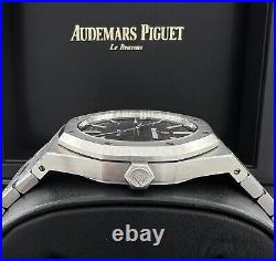 Audemars Piguet AP 15400 Royal Oak Selfwinding Automatic Black Dial SS with Box