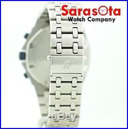 Audemars Piguet AP Royal Oak OffShore 14660 Chrono Black Dial Steel Wrist Watch