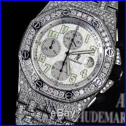 Audemars Piguet AP Royal Oak Offshore 44mm Custom Diamonds Iced Out Steel