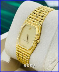 Audemars Piguet Bamboo 18k Yellow Gold Medium 56205 Quartz Watch