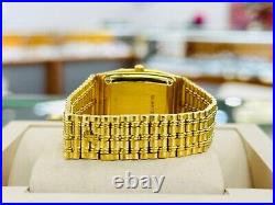 Audemars Piguet Bamboo 18k Yellow Gold Medium 56205 Quartz Watch