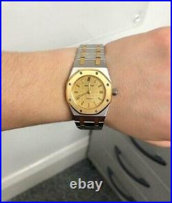 Audemars Piguet Classic Royal Oak Men Midi Size Steel & Gold Preowned Watch