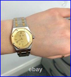 Audemars Piguet Classic Royal Oak Men Midi Size Steel & Gold Preowned Watch