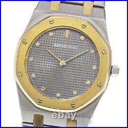 Audemars Piguet D21215 Royal Oak YG Diamond Quartz Men's Watch Pre-Owned b0801
