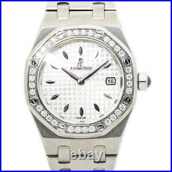 Audemars Piguet Lady Royal Oak Offshore 67621ST Factory Diamond Steel Watch 33mm