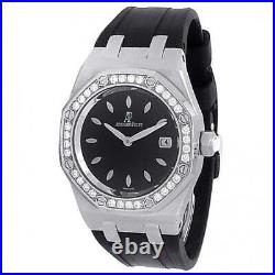 Audemars Piguet Lady Royal Oak Stainless Steel Black Watch 67621ST. ZZ. D002CR. 01