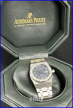 Audemars Piguet Royal Oak 15000ST. OO. 0789ST. 06 Blue Dial Steel Automatic Watch