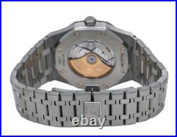 Audemars Piguet Royal Oak 15400ST Black Dial SS 2018 Men's Watch 41mm Complete