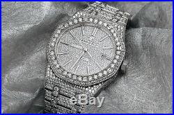 Audemars Piguet Royal Oak 15400ST. OO. 1220ST. 02 Stainless Steel Fully Iced Out
