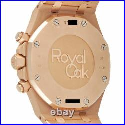 Audemars Piguet Royal Oak 18K Rose Gold Chronograph Watch 26320OR. OO. 1220OR. 01