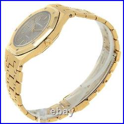 Audemars Piguet Royal Oak 18k Yellow Gold Automatic Grey Men's Watch 14790BA