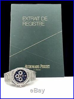 Audemars Piguet Royal Oak 25860ST Edelstahl 39mm Chronograph Box & Papiere