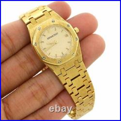 Audemars Piguet Royal Oak 25mm 18k Yellow Gold Watch