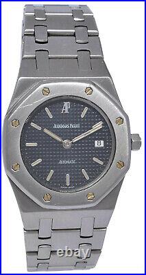 Audemars Piguet Royal Oak 30mm Blue Dial Automatic Watch Archive/Travel 14470ST