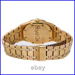 Audemars Piguet Royal Oak 33mm 67600BA Black Dial With Yellow Gold Bracelet