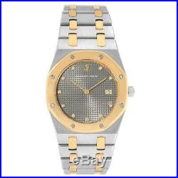 Audemars Piguet Royal Oak 33mm Grey Dial Steel Yellow Gold Mens Watch
