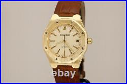 Audemars Piguet Royal Oak 36mm Automatic 18K Yellow Gold Watch on Strap