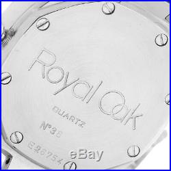 Audemars Piguet Royal Oak 36mm Blue Dial Steel Mens Watch 57175ST