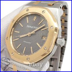 Audemars Piguet Royal Oak 36mm Gray Dial Yellow Gold and Steel Watch 4100SA