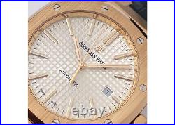 Audemars Piguet Royal Oak 37mm 18k Rose Gold Men's Watch 15400OR. OO. D088CR. 01