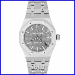 Audemars Piguet Royal Oak 37mm Stainless Steel Gray Watch 15450ST. OO. 1256ST. 02