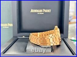 Audemars Piguet Royal Oak 39mm 18k Rose Gold Chronograph 25960OR Box/Papers MINT