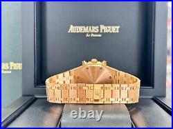 Audemars Piguet Royal Oak 39mm 18k Rose Gold Chronograph 25960OR Box/Papers MINT