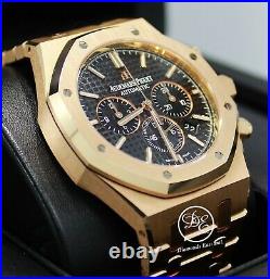 Audemars Piguet Royal Oak 41mm Chrono 18K Rose Gold BOX PAPERS 26320OR. OO. 1220OR