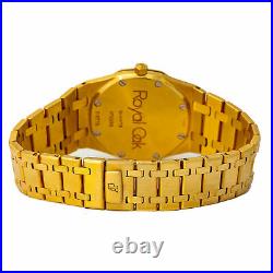 Audemars Piguet Royal Oak 56175 Quartz 18K Yellow Gold Unpolished Unisex 33mm