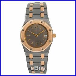 Audemars Piguet Royal Oak 59102 Womens Quartz Watch 18k Tantalum Rose Gold 26mm