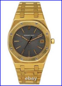 Audemars Piguet Royal Oak 6023BA Gray Dial Yellow Gold Mens Watch