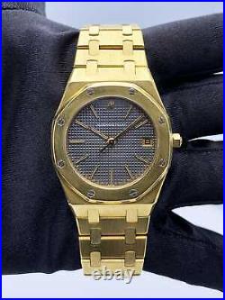 Audemars Piguet Royal Oak 6023BA Gray Dial Yellow Gold Mens Watch