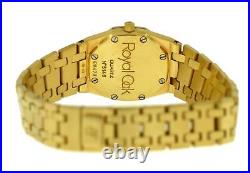 Audemars Piguet Royal Oak 66270BA 18K Yellow Gold Date Ladies Quartz 25MM Watch