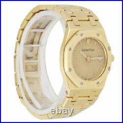 Audemars Piguet Royal Oak 66270BA 18K Yellow Gold Quartz Ladies Watch