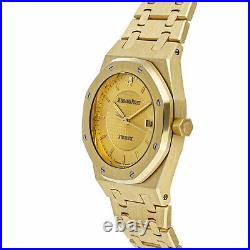Audemars Piguet Royal Oak Auto Gold Ladies Bracelet Watch 15050BA. OO. 0789BA. 01