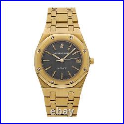 Audemars Piguet Royal Oak Automatic 34mm Yellow Gold Mens Bracelet Watch 4100BA