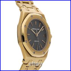 Audemars Piguet Royal Oak Automatic 34mm Yellow Gold Mens Bracelet Watch 4100BA